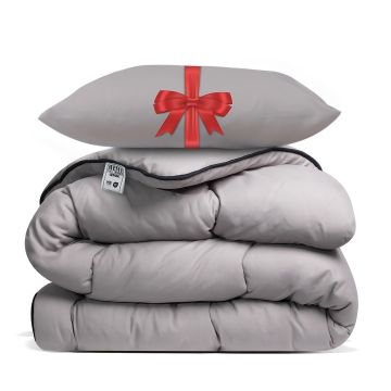 Avenue Gemak Dekbed Taupe plus Avenue Hoofdkussen 60x70cm Taupe