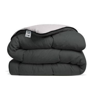 Avenue Gemak 2 in 1 dekbed. Dekbed zonder overtrek Antraciet Taupe