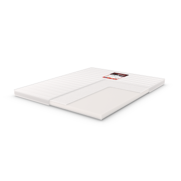 Bewonder de luxe afwerking van de Schön© TORRO Oplegmatras.