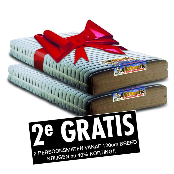 AiroMatic Nasa Matras 80x210cm 2e GRATIS