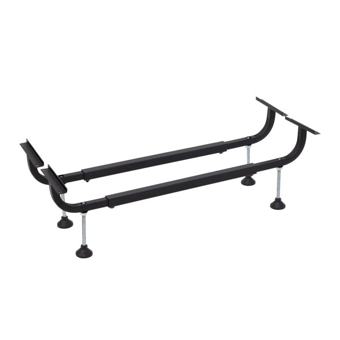 Zwarte potenset voor eenpersoons lattenbodem