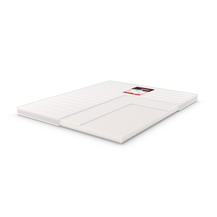 Bewonder de luxe afwerking van de Schön© TORRO Oplegmatras.