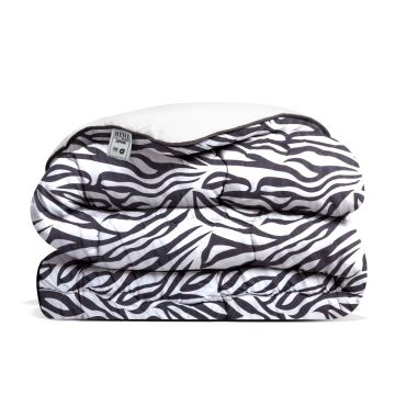 Avenue Gemak Dekbed Wit/zwart zebra/strepen