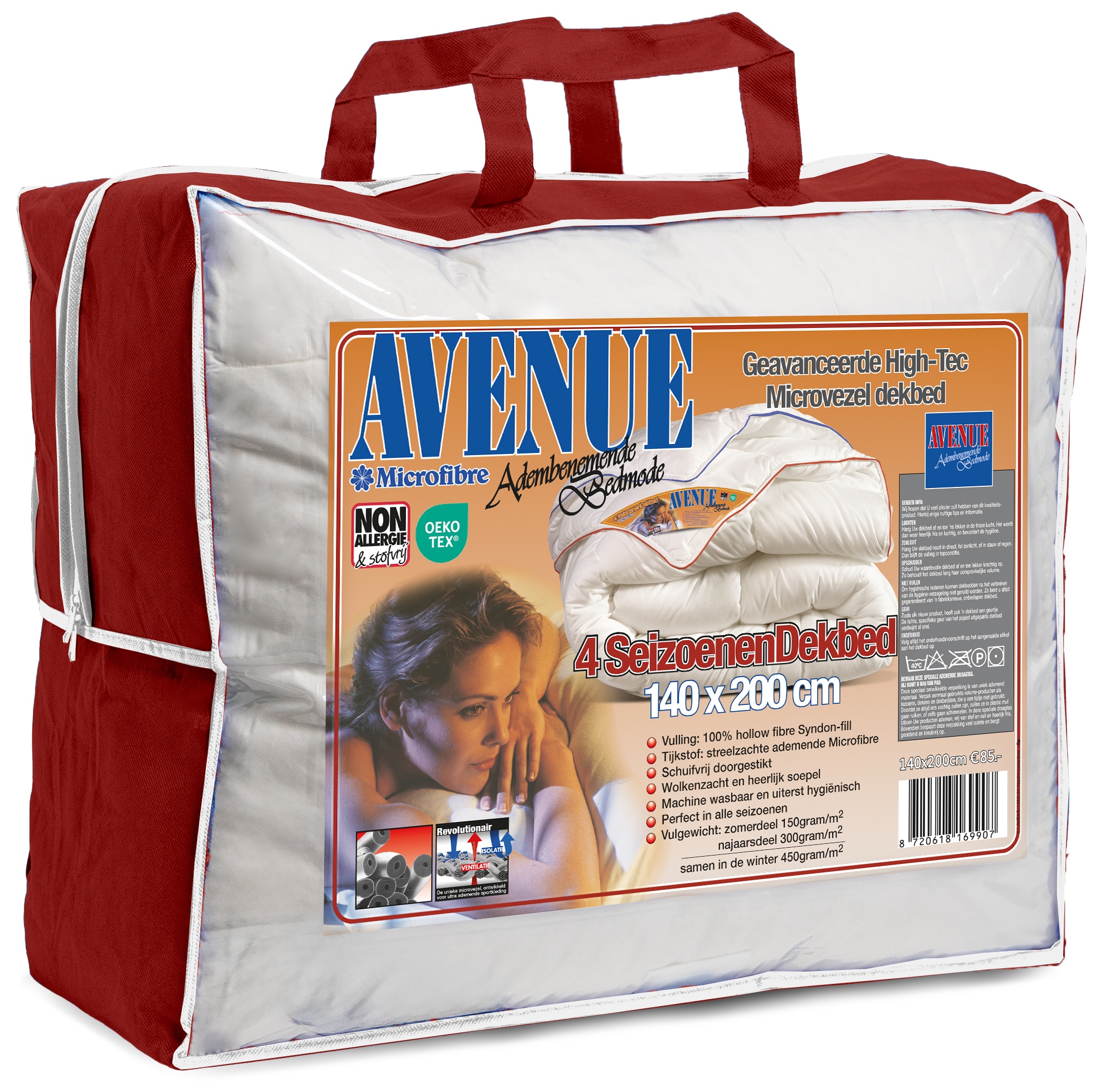 Verpakking van Avenue 4-seizoenen comfort dekbed