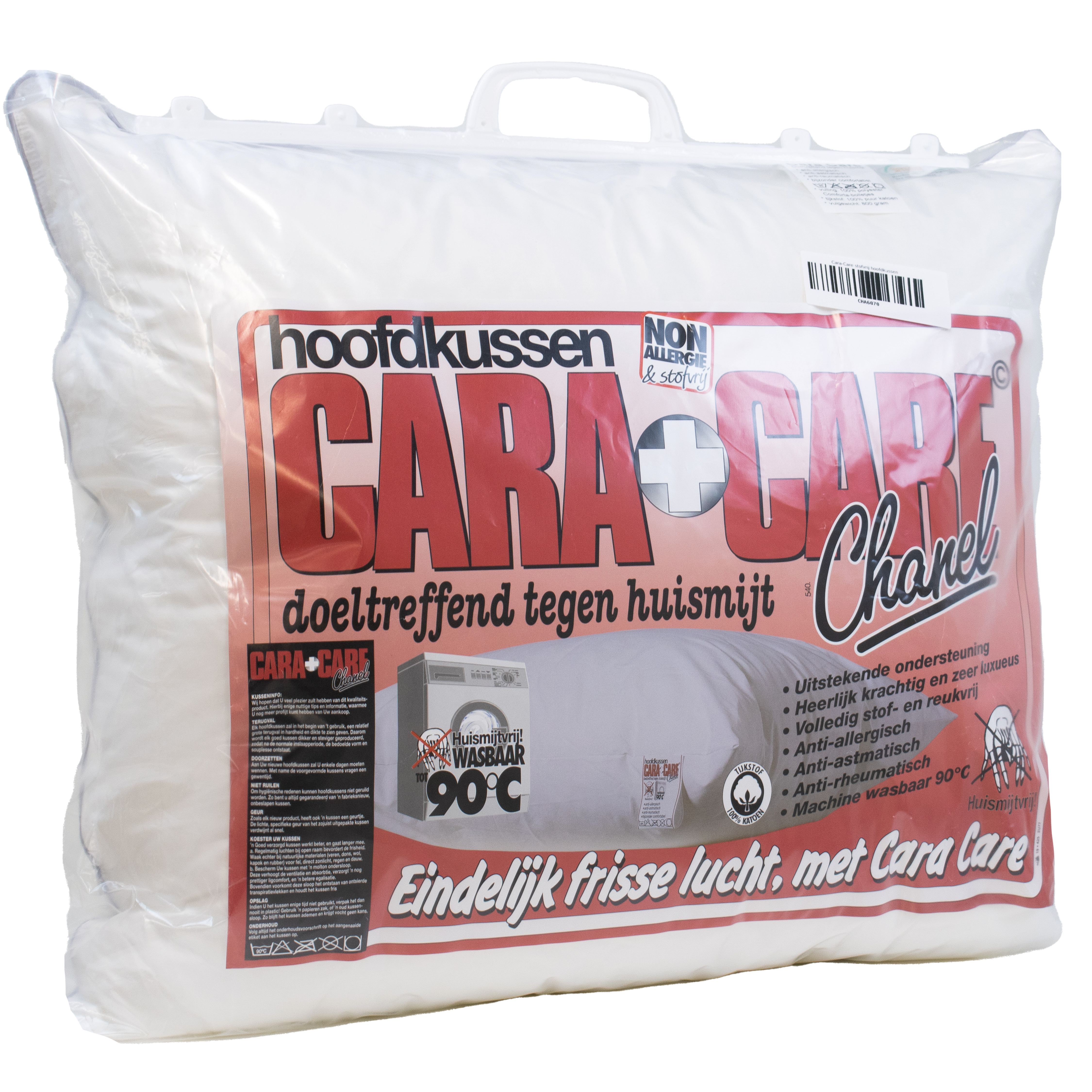 Verpakking van Cara Care Chanel stofvrij hoofdkussen