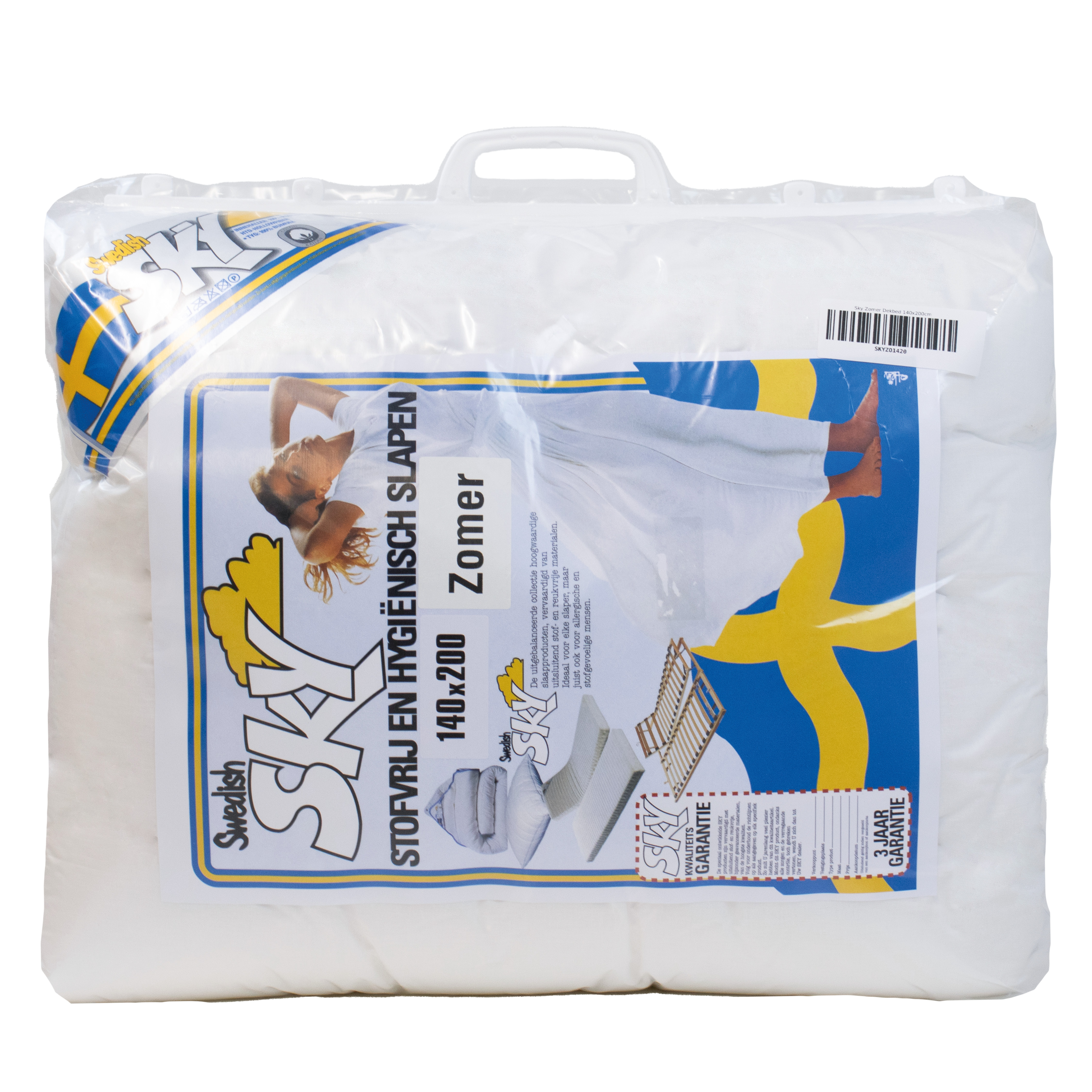 Verpakking van Swedish Sky zomer dekbed