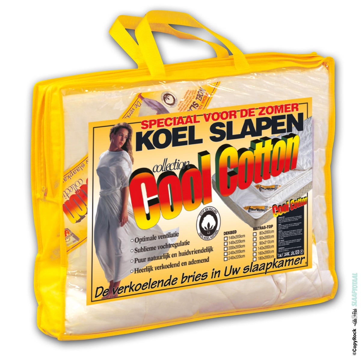 Verpakking van Cool Cotton katoen zomerdekbed