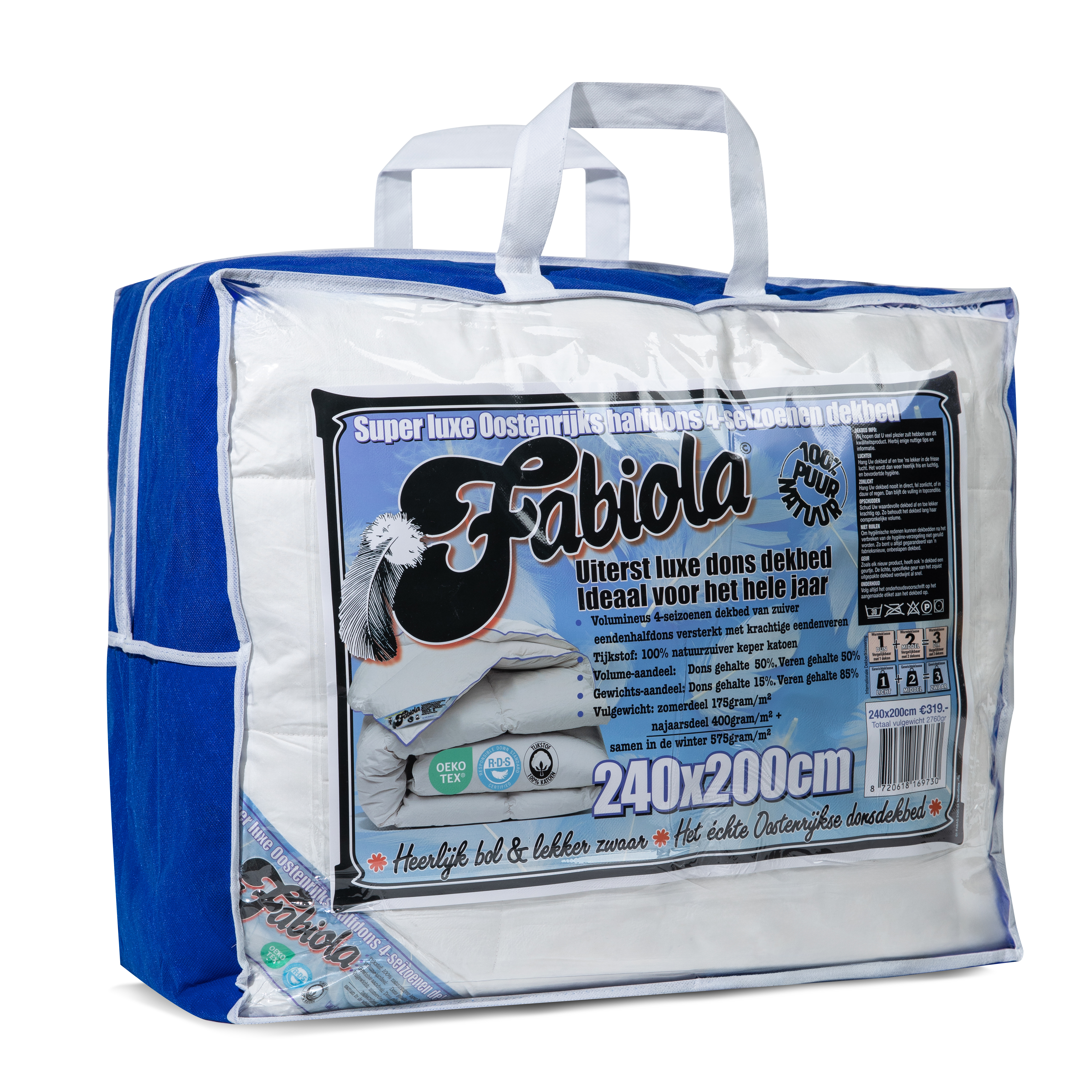 Verpakking van Fabiola Oostenrijks 4-seizoenen dekbed