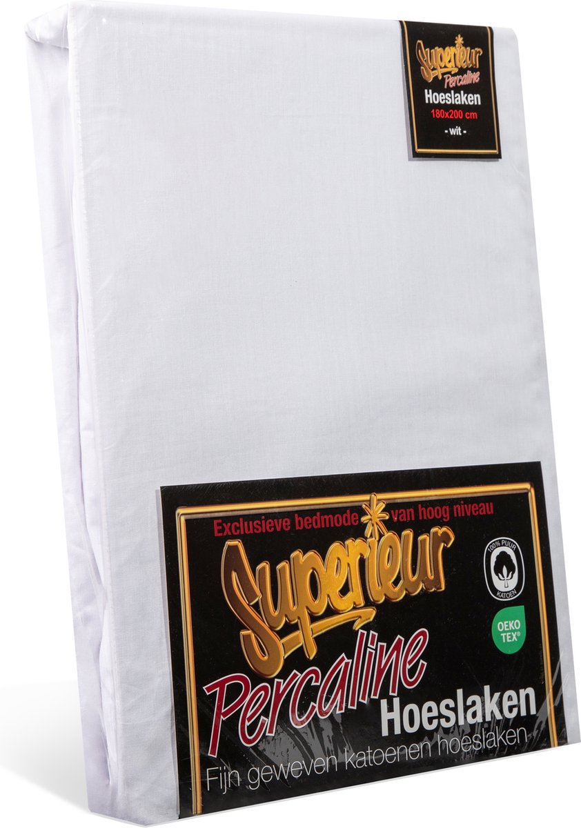 Verpakking van Superieur 100% katoenen hoeslaken