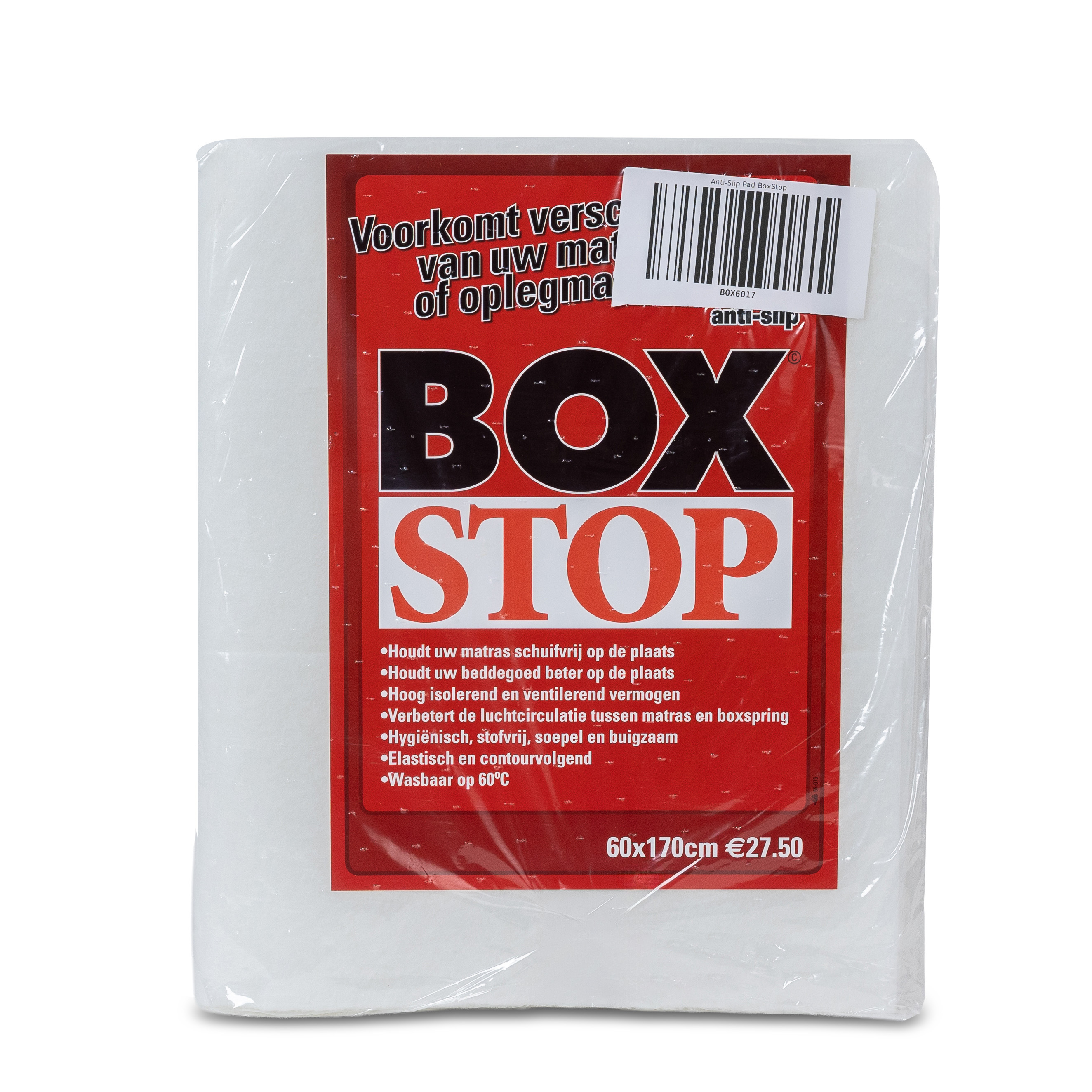 Verpakking van BoxStop anti-slip matras laag
