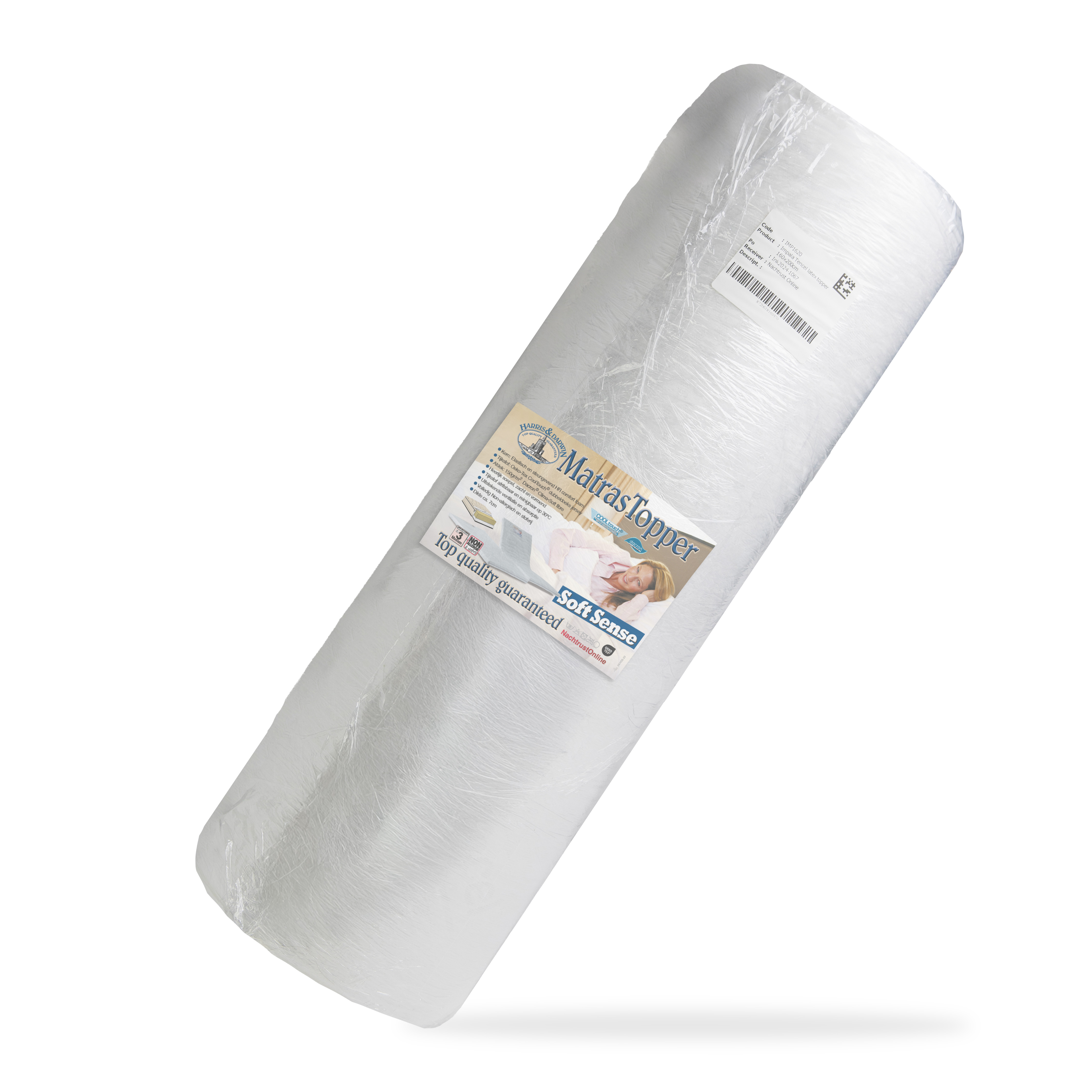 Verpakking van H&D Soft Sense HR-koudschuim Split topper