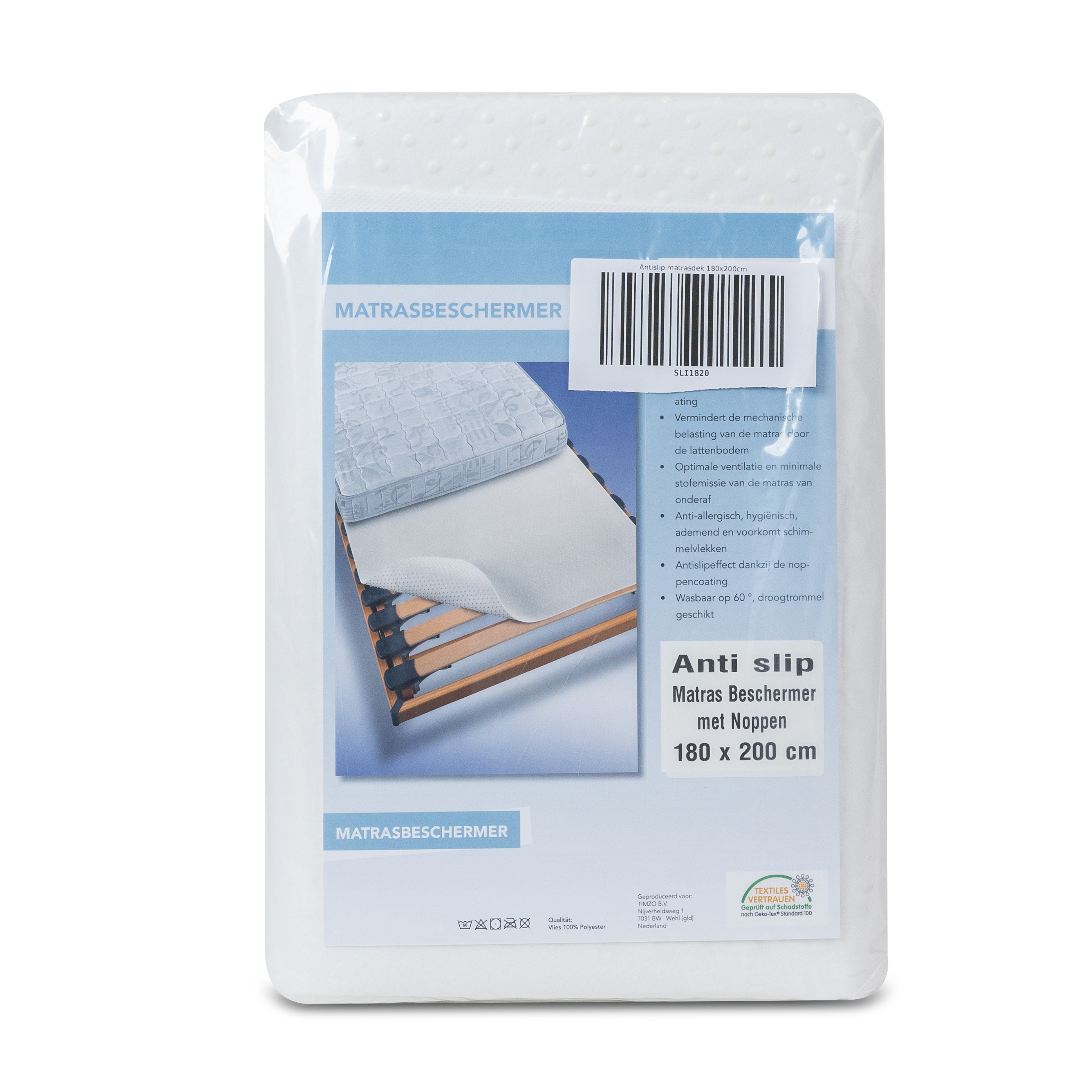 Verpakking van SlipStop anti-slip noppen matrasbescher