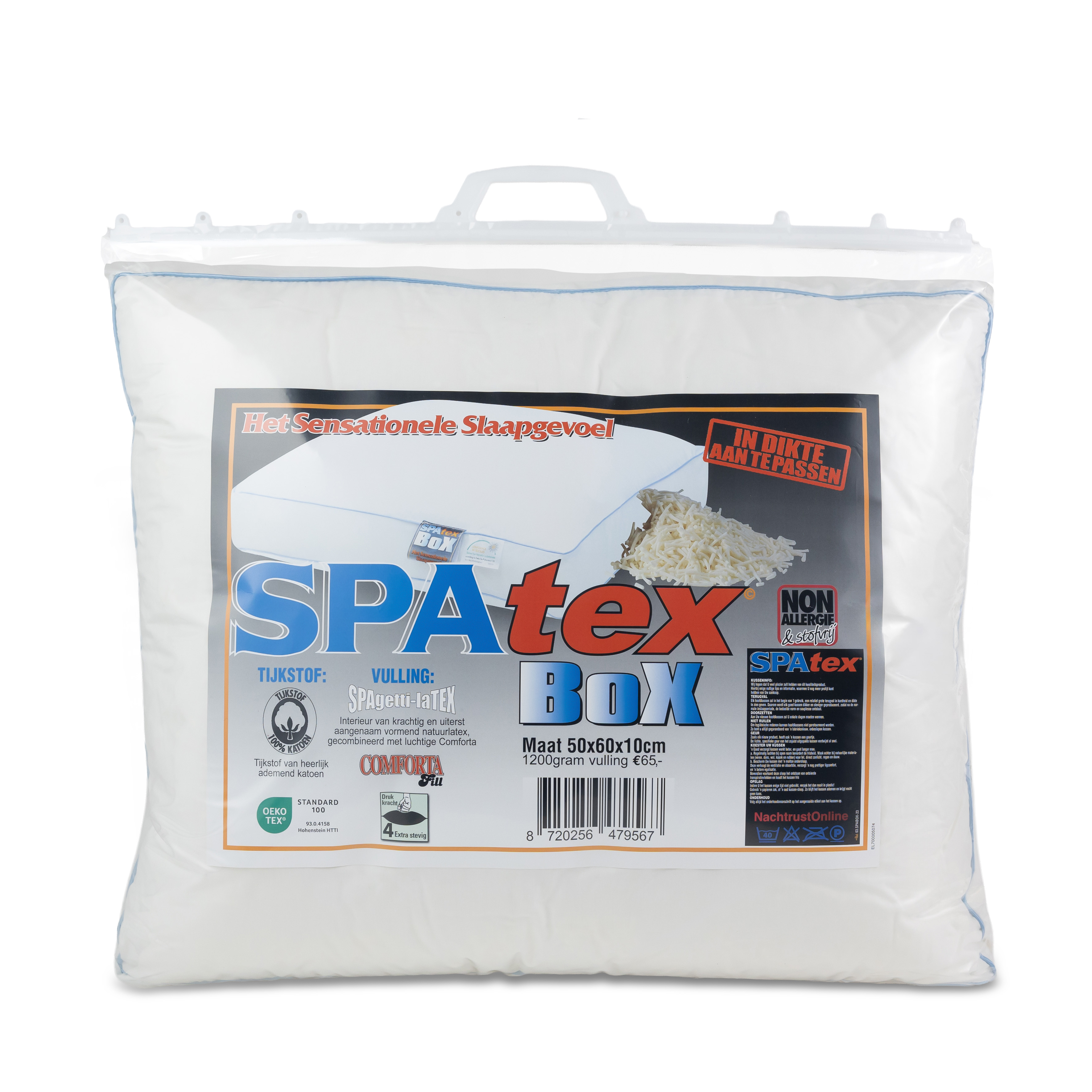 Verpakking van Spatex Box spaghetti latex steun kussen