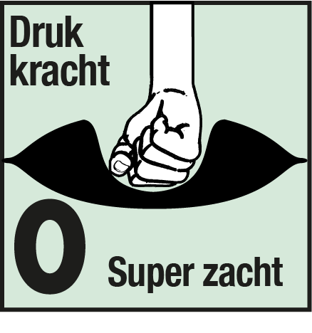 Drukkracht 0 super zacht