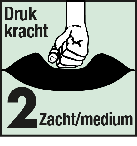 Drukkracht 2 zacht medium