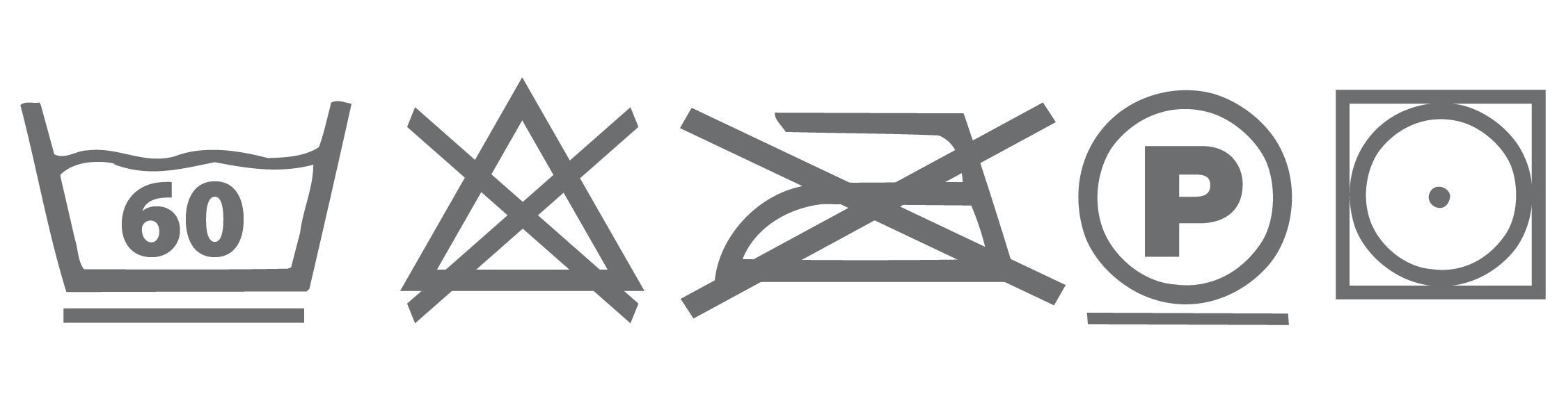 Wasvoorschrift Fabiola Halfdons hoofdkussen dekbed